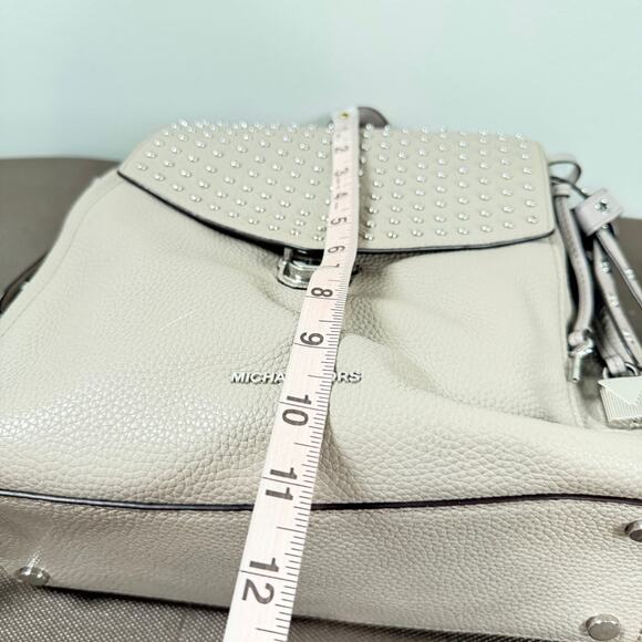MICHAEL Michael Kors Bristol Medium Studded Leather Backpack Soft Beige Bag main image 6
